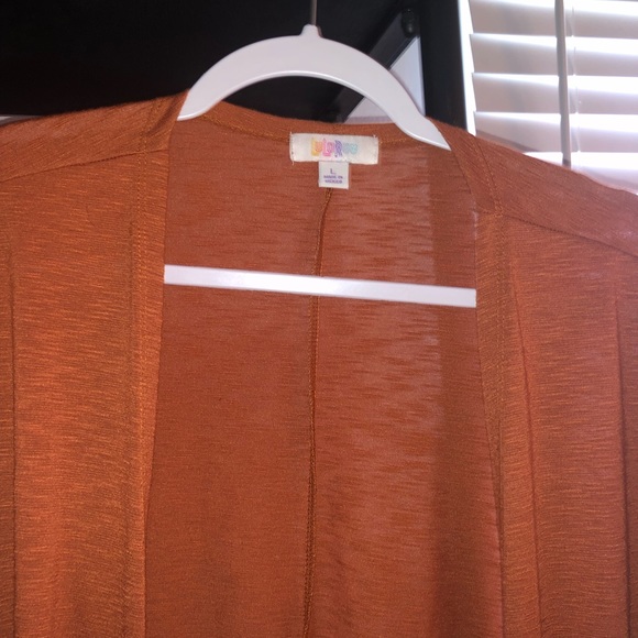 LARGE LULAROE SARAH ORANGE - Picture 1 of 2